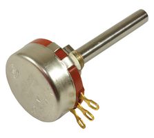 OHMITE CU2521E Rotary Potentiometer, Molded Composition, 2.5 kohm, 1 Turns, Linear, 2 W, CU Series