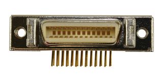3M N10226-5212PC D Sub Connector, 26 Contacts, Receptacle, Solder, 102 Series, Steel Body