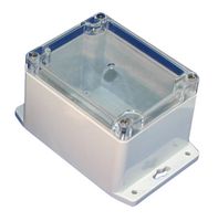 BUD INDUSTRIES PN-1337-CMB Plastic Enclosure, Multipurpose, Polycarbonate, 150.1 mm, 122.1 mm, 90 mm, IP66
