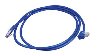 EATON TRIPP LITE N204-005-BL-RA Ethernet Cable, Cat6, Cat6, RJ45 Plug to RJ45 Plug, UTP (Unshielded Twisted Pair), Blue, 1.5 m