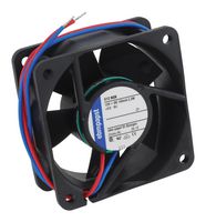 EBM-PAPST 612NGN DC Axial Fan, 12 V, Square, 60 mm, 25 mm, Sleeve Bearing, 24.7 CFM
