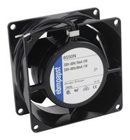 EBM-PAPST 9274014208 AC Axial Fan, 230V, Square, 80 mm, 38 mm, Sleeve Bearing, 29.4 CFM