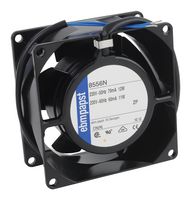 EBM-PAPST 8556N AC Axial Fan, 230V, Square, 80 mm, 38 mm, Ball Bearing, 29.4 CFM