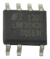 POWER INTEGRATIONS LNK304DN AC/DC Off-Line Switcher IC, Buck-Boost, Flyback, 85-265 VAC, 66 kHz, 170 mA output, 80 mW, SOIC-8