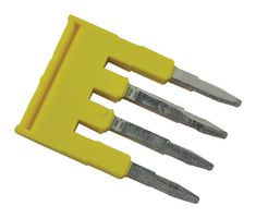 WIELAND ELECTRIC Z7.268.0427.0 Jumper (Busbar), Cross Connector, Cross Connector, WKF Series DIN Rail Terminal Blocks, 4 Positions