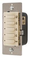 HUBBELL WIRING DEVICES DT5012I Panel Mount Timer, Countdown, Ivory, 277 V, 0 h, 12 h
