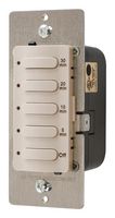 HUBBELL WIRING DEVICES DT5030LA Panel Mount Timer, Countdown, Almond, 277 V, 0 min, 30 min