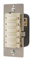 HUBBELL WIRING DEVICES DT5060I Panel Mount Timer, Countdown, Ivory, 277 V, 0 min, 60 min