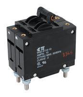 TE CONNECTIVITY - POTTER&BRUMFIELD W92-X112-10 Magnetic Hydraulic Circuit Breaker, W9 Series, 10 A, 2 Pole, 277 V, 5 kA, 20 s
