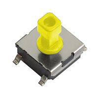 OMRON ELECTRONIC COMPONENTS B3FS-1052P Tactile Switch, B3FS Series, Top Actuated, Surface Mount, Square Button, 150 gf, 50mA at 24VDC