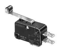 ARATAS V-15G1-1C25-K Microswitch, Miniature, Short Hinge Lever, SPDT, Quick Connect, 15 A