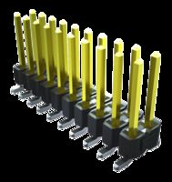 SAMTEC TSM-110-01-S-DV-P-TR Cabezal de Pin, Tarjeta-a-Tarjeta, 2.54 mm, 2 Líneas, 20 Contactos, Montaje Superficial