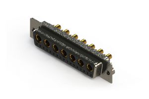 EDAC 628-24W7224-3T2 Combination Layout D Sub Connector, 628C Series, DD-24W7, Receptacle, 24 Contacts