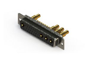 EDAC 628-36W4222-7T1 Combination Layout D Sub Connector, 628C Series, DD-36W4, Receptacle, 36 Contacts