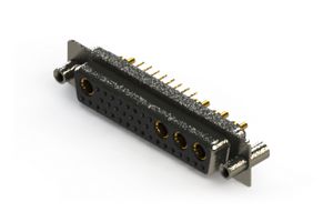 EDAC 628-36W4224-1TC Combination Layout D Sub Connector, 628C Series, DD-36W4, Receptacle, 36 Contacts