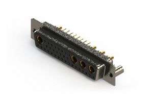 EDAC 628-36W4224-1T3 Combination Layout D Sub Connector, 628C Series, DD-36W4, Receptacle, 36 Contacts