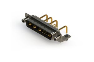 EDAC 629-9W4-250-1N5 Combination Layout D Sub Connector, 629C Series, DB-9W4, Plug, 9 Contacts, 5 Signal, 4 Power