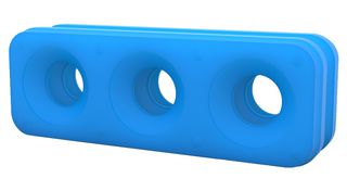 TE CONNECTIVITY 2325349-3 Connector Accessory, 1 x 3, Blue, Gang Seal