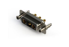 EDAC 628-3WK3624-2TE Combination Layout D Sub Connector, 628C Series, DA-3WK3, Receptacle, 3 Contacts, 3 Power, Solder