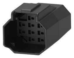 TE CONNECTIVITY 4-2366600-2 Connector Housing, Dynamic D-1000 Series, Receptacle, 12 Positions, 2 mm