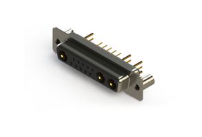 EDAC 628-13W3224-7NB Combination Layout D Sub Connector, 628C Series, DB-13W3, Receptacle, 13 Contacts