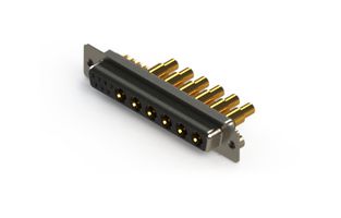 EDAC 628-13W6222-7TA Combination Layout D Sub Connector, 628C Series, DC-13W6, Receptacle, 13 Contacts