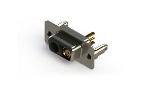 EDAC 628-2WK2224-5ND Combination Layout D Sub Connector, 628C Series, DE-2WK2, Receptacle, 2 Contacts, 2 Coax, Solder