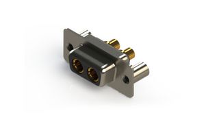 EDAC 628-2W2-624-4N3 Combination Layout D Sub Connector, 628C Series, DE-2W2, Receptacle, 2 Contacts, 2 Power, Solder