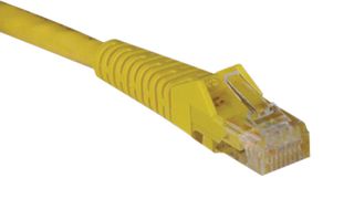 EATON TRIPP LITE N201-005-YW Network Cable, Cat6, RJ45 Plug to RJ45 Plug, 1.52 m, 5 ft, Yellow