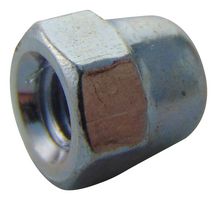 TR FASTENINGS M3- DNST-Z100- Dome Nut, Steel, M3, Bright Zinc