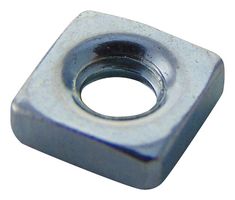 TR FASTENINGS M3- SQST-Z100BS4183 Press Nut, Square, Steel, M3, Bright Zinc