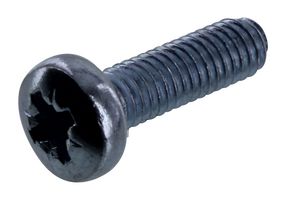 TR FASTENINGS M3 10 PRSTMC Z100 Machine Screw, M3, 10 mm, Steel, Bright Zinc, Pan Head Pozidriv