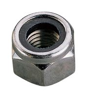 TR FASTENINGS M3- N5A4-S50- Nylon Nut, Stainless Steel A4, M3