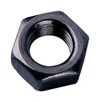 TR FASTENINGS M6- HFBR-N100- Full Nut, Hex, M6, Brass, Nickel