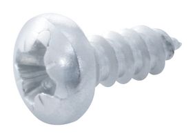 TR FASTENINGS N60.375 PRA2ABS100- Screw, No.6, 9.5 mm, Stainless Steel A2, Pan Head Pozidriv