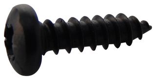 TR FASTENINGS N60.500 PRSTABB100- Tornillo, No.6, 12.7 mm, Chemically Blackened, Steel, Pozidriv Cabeza Alomada