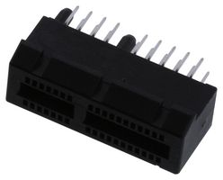 AMPHENOL COMMUNICATIONS SOLUTIONS 10018783-10210TLF Conector Borde de Tarjeta, PCIe, Lado Doble, 1.57 mm, 36 Contactos, Through Hole, Recto