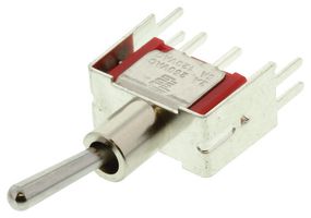 TE CONNECTIVITY - ALCOSWITCH A101SD9V30Q04 Toggle Switch, On-On, SPDT, Non Illuminated, Gemini A Series, Panel Mount, 5 A