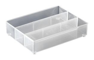 RAACO 115742 Insert, Polypropylene, Clear, 1.93" W x 4.29" D x 0.94" H, Raaco - 27 Series Inserts