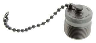 AMPHENOL INDUSTRIAL 97-60-14P(958) Dust Cap / Cover, Gray Zinc/Nickel Plating With Bead Chain, Protection Cap
