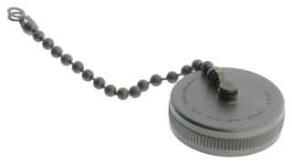 AMPHENOL INDUSTRIAL 97-60-24(958) Dust Cap / Cover, Gray Zinc/Nickel Plating With Bead Chain, Protection Cap