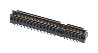 MOLEX 173300-0114 Mezzanine Connector, Receptacle, 0.8 mm, 2 Rows, 82 Contacts, Surface Mount, Copper Alloy