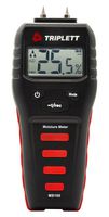 TRIPLETT MS100 Moisture Meter, 0.1 %, 168.4 mm, 31.75 mm