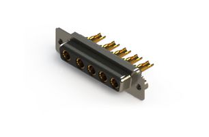 EDAC 628-5W5-222-2N2 Combination Layout D Sub Connector, 628C Series, DB-5W5, Receptacle, 5 Contacts, 5 Power