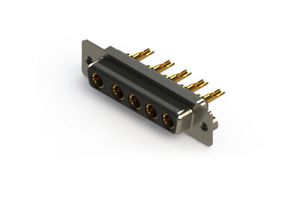 EDAC 628-5W5-222-1TA Combination Layout D Sub Connector, 628C Series, DB-5W5, Receptacle, 5 Contacts, 5 Power