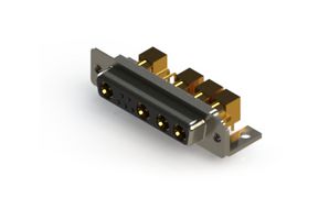 EDAC 630-9W4-640-7N4 Combination Layout D Sub Connector, 630C Series, DB-9W4, Receptacle, 9 Contacts