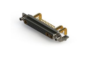 EDAC 630-25W3250-4ND Combination Layout D Sub Connector, 630C Series, DC-25W3, Receptacle, 25 Contacts
