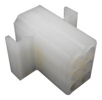 MOLEX 03-09-1062 Connector Housing, Standard .093" 1261 Series, Receptacle, 6 Positions, 5.03 mm