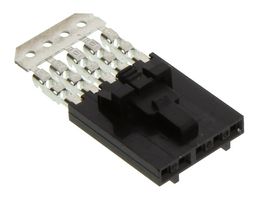 MOLEX 14-56-7052 Conector IDC, Negro, IDC Hembra, Hembra, 2.54 mm, 1 Hilera, 5 Contactos, Montaje de cable