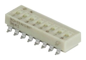 GRAYHILL 90HBW10PRT DIP / SIP Switch, Gull Wing, 10 Circuits, Slide, Surface Mount, SPST, 6 V, 100 mA